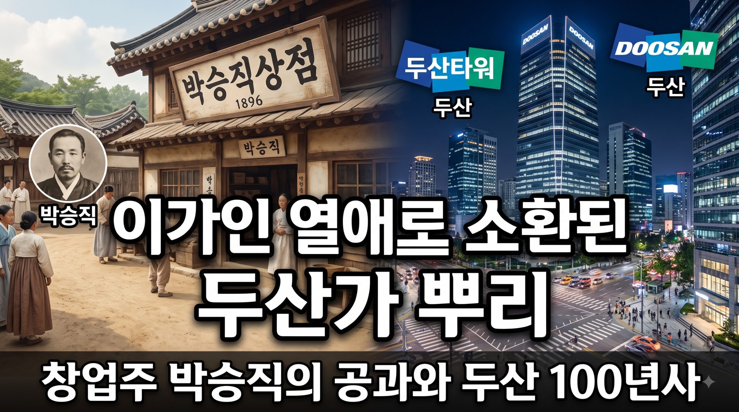 열애로 재소환된 두산가 뿌리 박승직의 공과